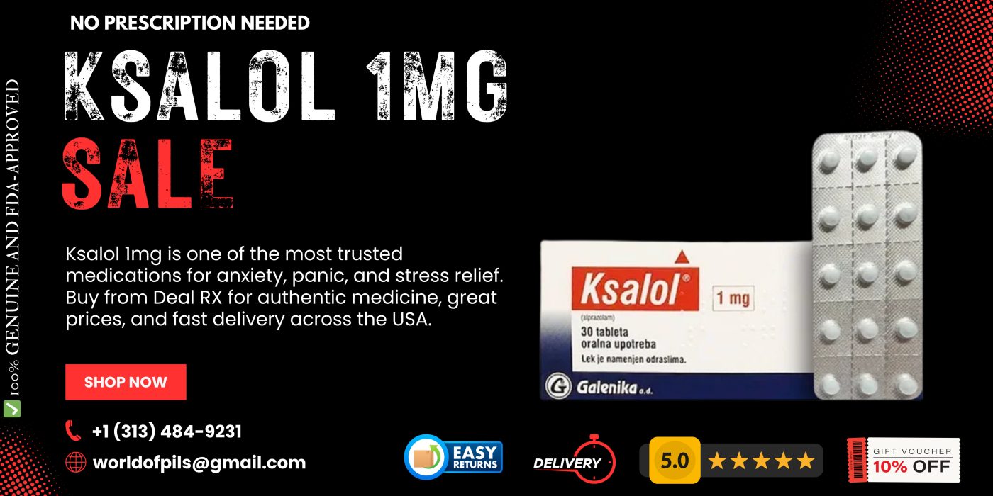 Buy Ksalol 1mg Online – Trusted Relief for Anxiety and Panic Disorders 8 Ksalol 1mg